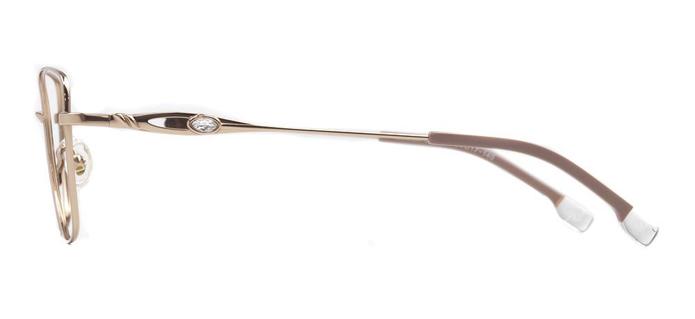 ROCOCO ROC 8673-C.04 Optik Genç Kadın Çekik Çerçeveli Titanyum - 3