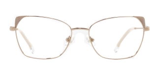 ROCOCO ROC 8674-C.01 Optik Genç Kadın Çekik Çerçeveli Titanyum - ROCOCO