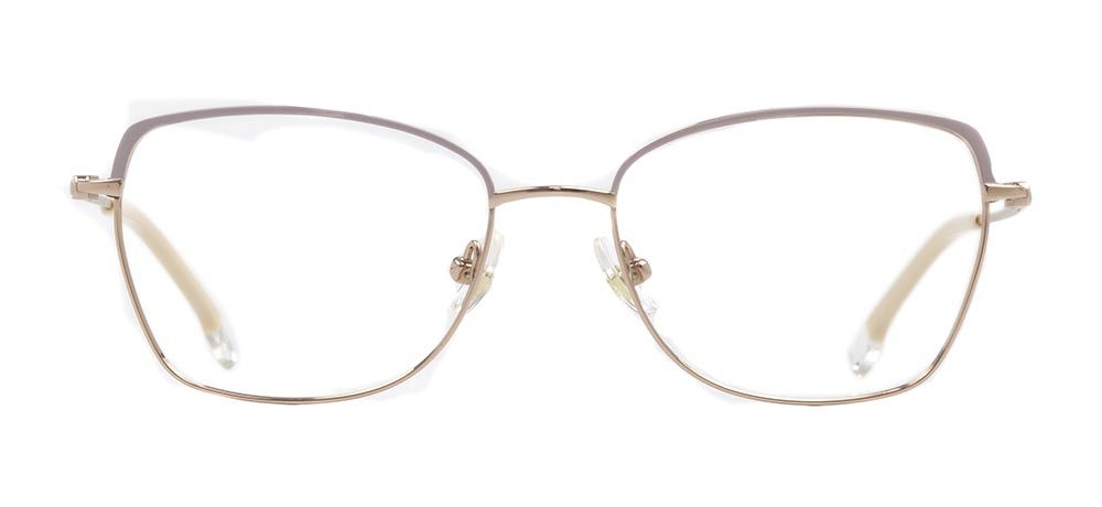 ROCOCO ROC 8675-C.01 Optik Genç,Yetişkin Kadın Köşeli Çerçeveli Titanyum - 1