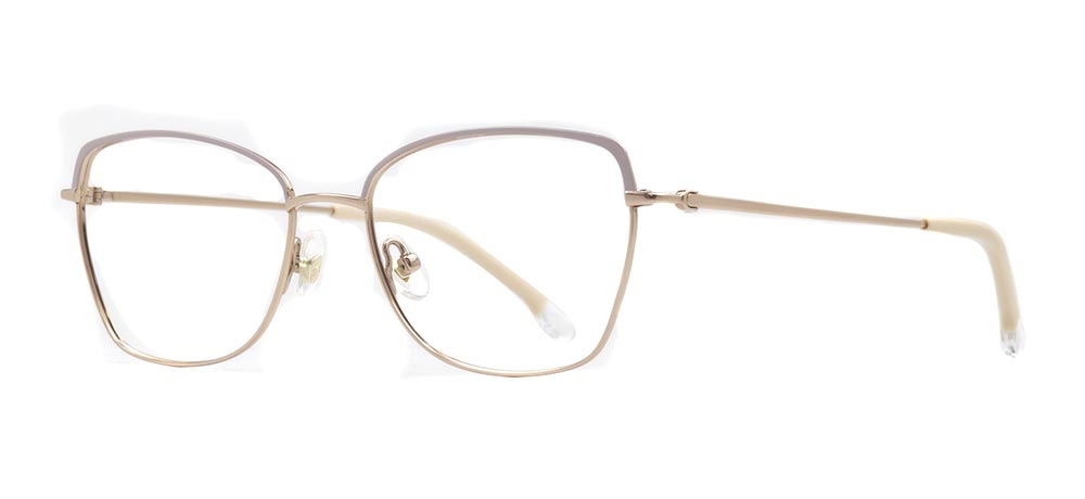 ROCOCO ROC 8675-C.01 Optik Genç,Yetişkin Kadın Köşeli Çerçeveli Titanyum - 2