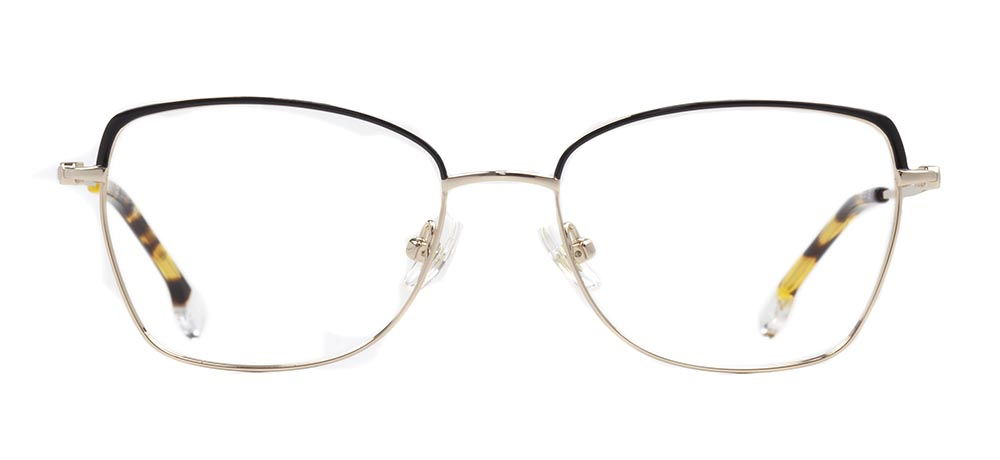 ROCOCO ROC 8675-C.02 Optik Genç Kadın Köşeli Çerçeveli Titanyum - 1