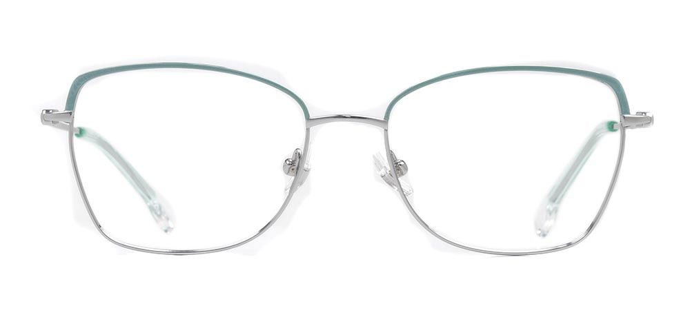 ROCOCO ROC 8675-C.04 Optik Genç Kadın Köşeli Çerçeveli Titanyum - 1