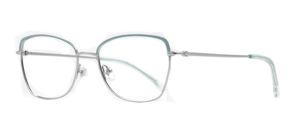 ROCOCO ROC 8675-C.04 Optik Genç Kadın Köşeli Çerçeveli Titanyum - 2