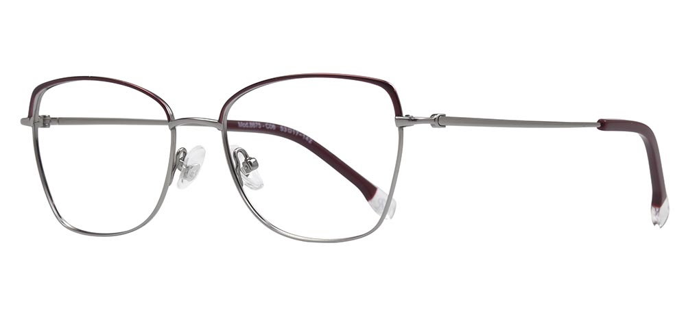 ROCOCO ROC 8675-C.06 Optik Genç Kadın Köşeli Çerçeveli Titanyum - 2