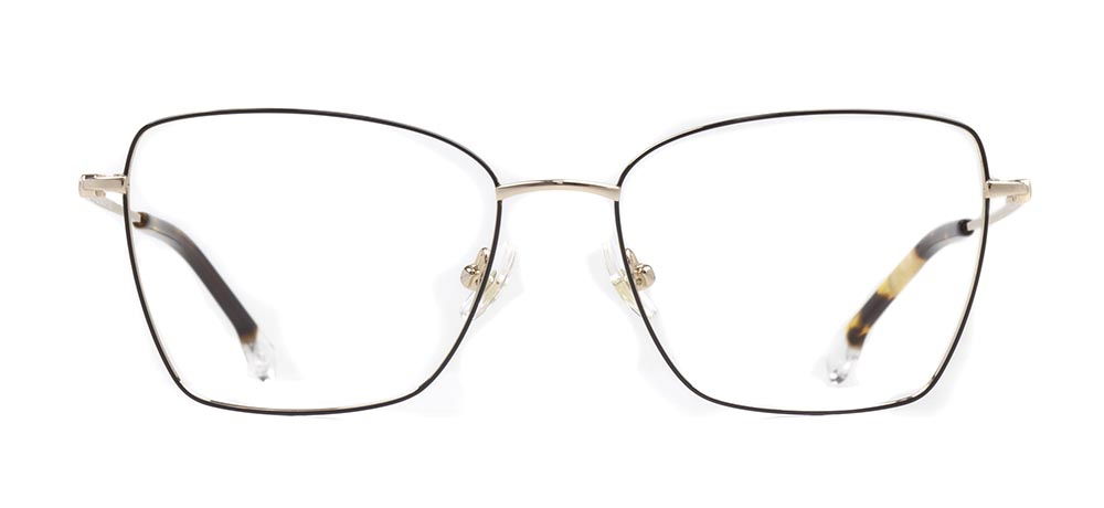 ROCOCO ROC 8676-C.02 Optik Genç,Yetişkin Kadın Köşeli Çerçeveli Titanyum - 1