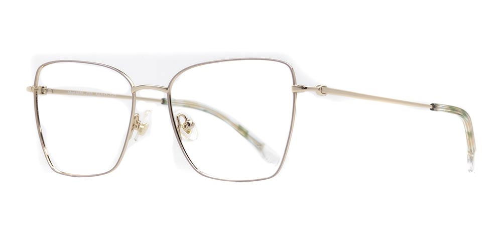 ROCOCO ROC 8676-C.03 Optik Genç,Yetişkin Kadın Köşeli Çerçeveli Titanyum - 2