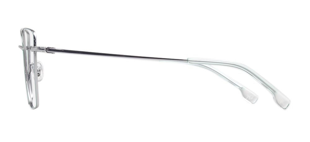 ROCOCO ROC 8676-C.04 Optik Genç,Yetişkin Kadın Köşeli Çerçeveli Titanyum - 3