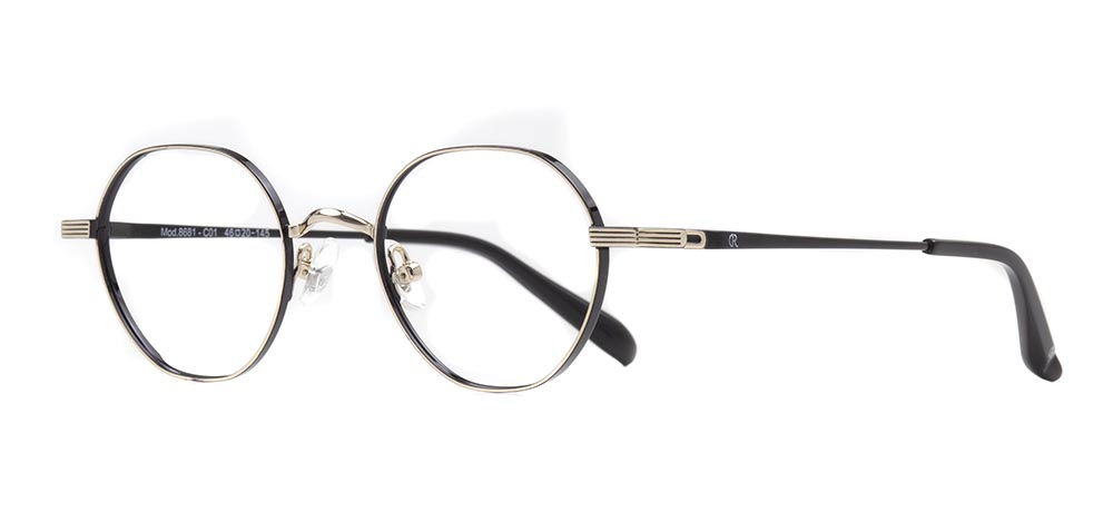 ROCOCO ROC 8681-C.01 Optik Genç Erkek,Kadın,Unisex Geometrik Çerçeveli Titanyum - 2