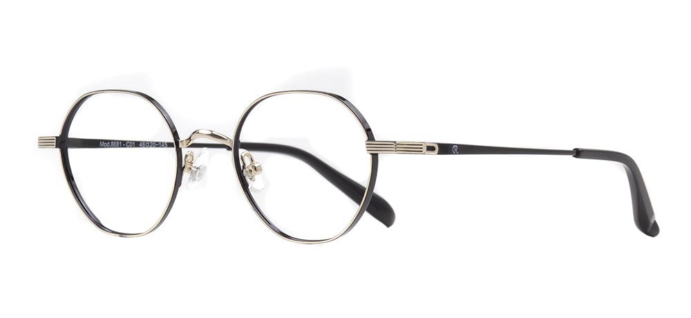 ROCOCO ROC 8681-C.01 Optik Genç Erkek,Kadın,Unisex Geometrik Çerçeveli Titanyum - 2