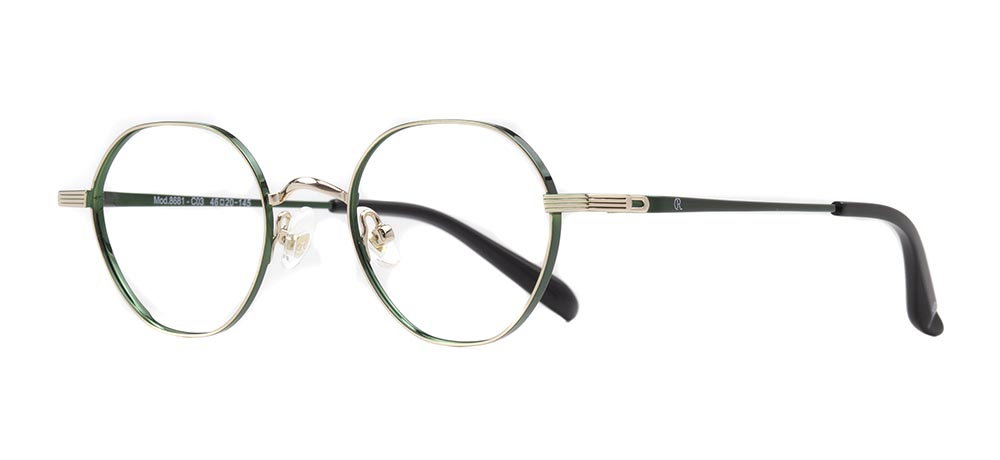 ROCOCO ROC 8681-C.03 Optik Genç Erkek,Kadın,Unisex Geometrik Çerçeveli Titanyum - 2