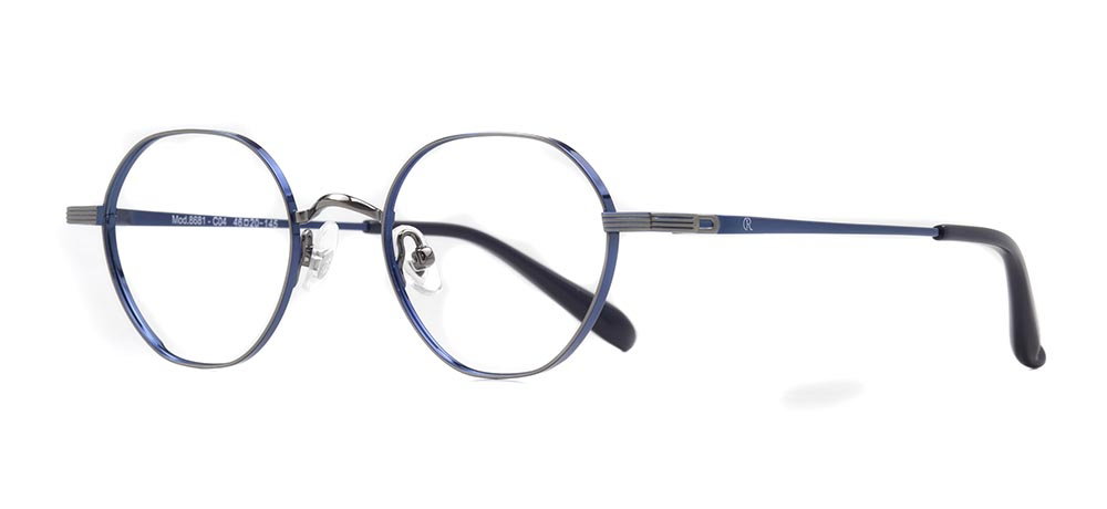 ROCOCO ROC 8681-C.04 Optik Genç Erkek,Kadın,Unisex Geometrik Çerçeveli Titanyum - 2