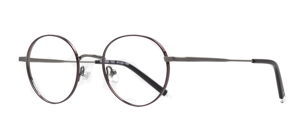 ROCOCO ROC 8683-C.03 Optik Genç Erkek,Kadın,Unisex Yuvarlak Çerçeveli Titanyum - 2