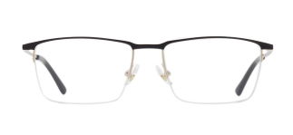 ROCOCO ROC 8684-C.01 Optik Genç,Yetişkin Erkek Köşeli Yarım Çerçeveli Titanyum - ROCOCO