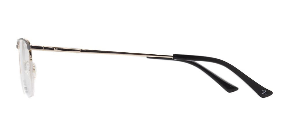 ROCOCO ROC 8684-C.01 Optik Genç,Yetişkin Erkek Köşeli Yarım Çerçeveli Titanyum - 3