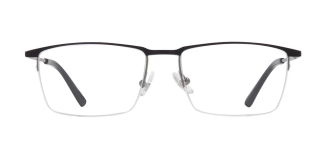 ROCOCO ROC 8684-C.02 Optik Genç,Yetişkin Erkek Köşeli Yarım Çerçeveli Titanyum - ROCOCO