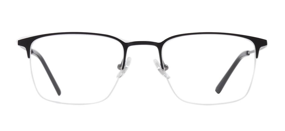 ROCOCO ROC 8685-C.04 Optik Genç Erkek Köşeli Yarım Çerçeveli Titanyum - 1