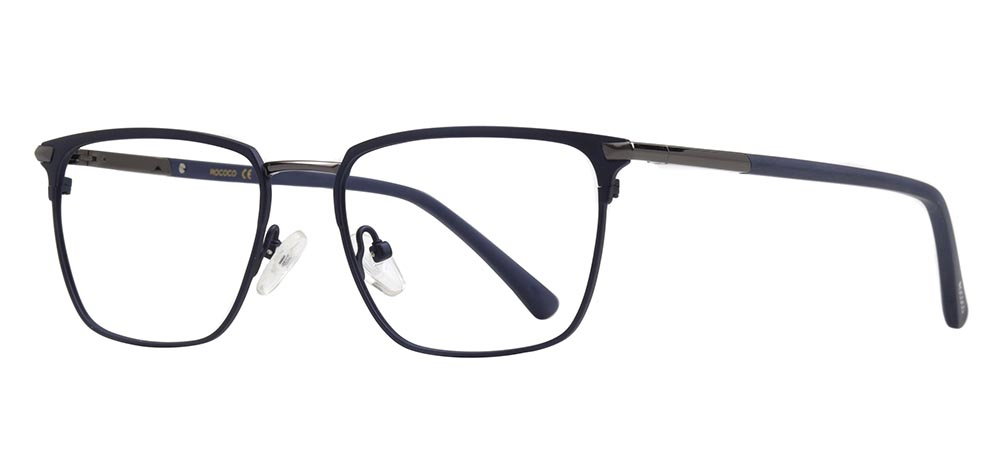 ROCOCO ROC 8702-C.02 Optik Genç Erkek Köşeli Çerçeveli Titanyum - 2