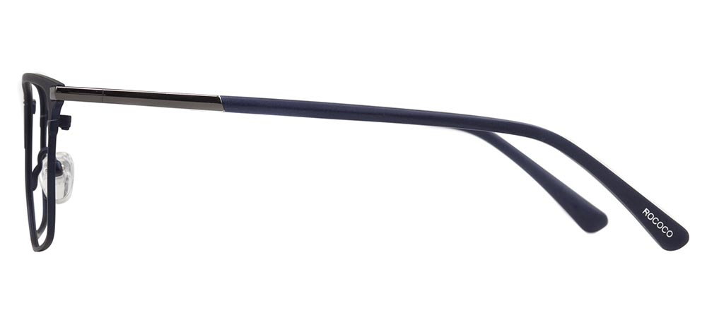 ROCOCO ROC 8702-C.02 Optik Genç Erkek Köşeli Çerçeveli Titanyum - 3