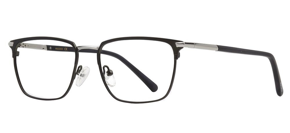 ROCOCO ROC 8702-C.04 Optik Genç Erkek Köşeli Çerçeveli Titanyum - 2