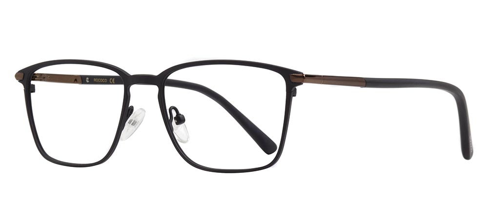 ROCOCO ROC 8703-C.01 Optik Genç Erkek Köşeli Çerçeveli Titanyum - 2