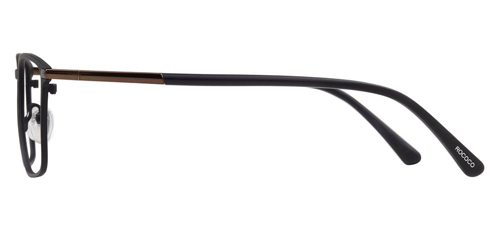 ROCOCO ROC 8703-C.01 Optik Genç Erkek Köşeli Çerçeveli Titanyum - 3