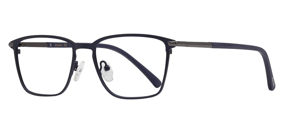 ROCOCO ROC 8703-C.02 Optik Genç Erkek Köşeli Çerçeveli Titanyum - 2