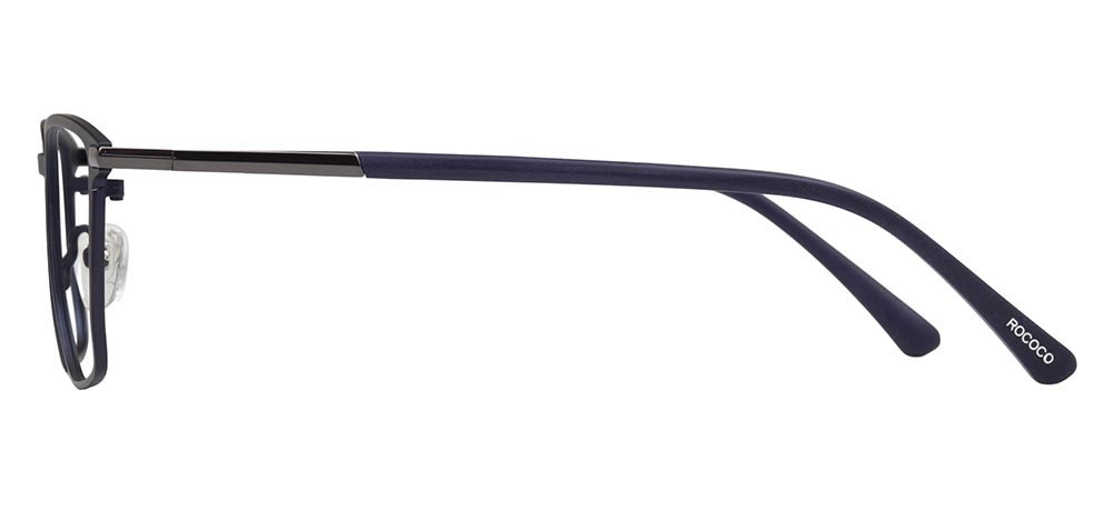 ROCOCO ROC 8703-C.02 Optik Genç Erkek Köşeli Çerçeveli Titanyum - 3