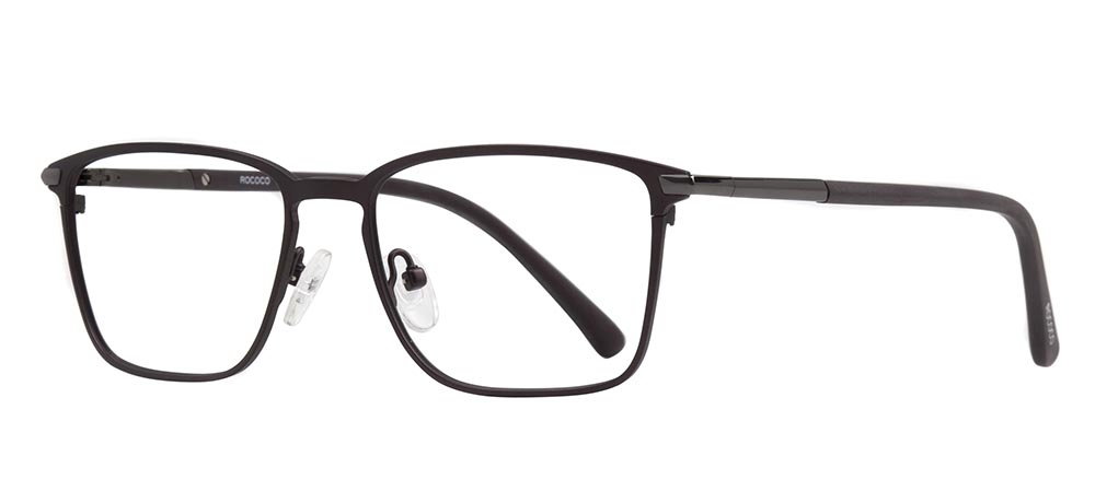 ROCOCO ROC 8703-C.04 Optik Genç Erkek Köşeli Çerçeveli Titanyum - 2