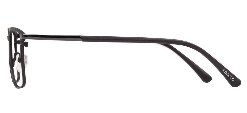 ROCOCO ROC 8703-C.04 Optik Genç Erkek Köşeli Çerçeveli Titanyum - 3