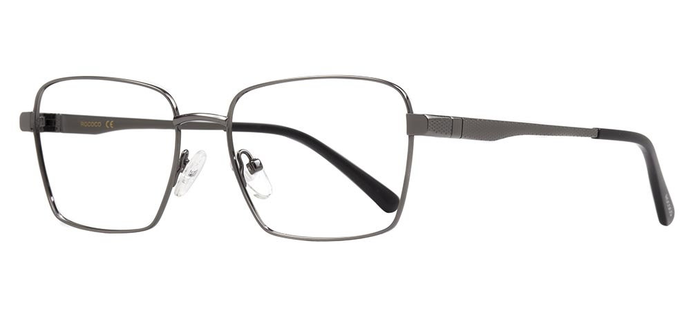 ROCOCO ROC 8704-C.02 Optik Genç Erkek Köşeli Çerçeveli Titanyum - 2