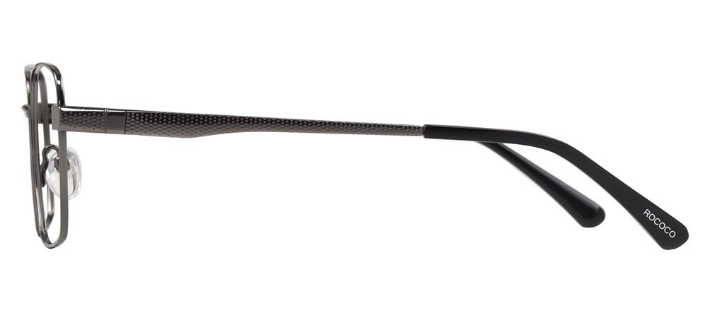 ROCOCO ROC 8704-C.02 Optik Genç Erkek Köşeli Çerçeveli Titanyum - 3