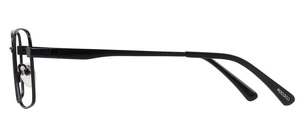 ROCOCO ROC 8704-C.04 Optik Genç Erkek Köşeli Çerçeveli Titanyum - 3