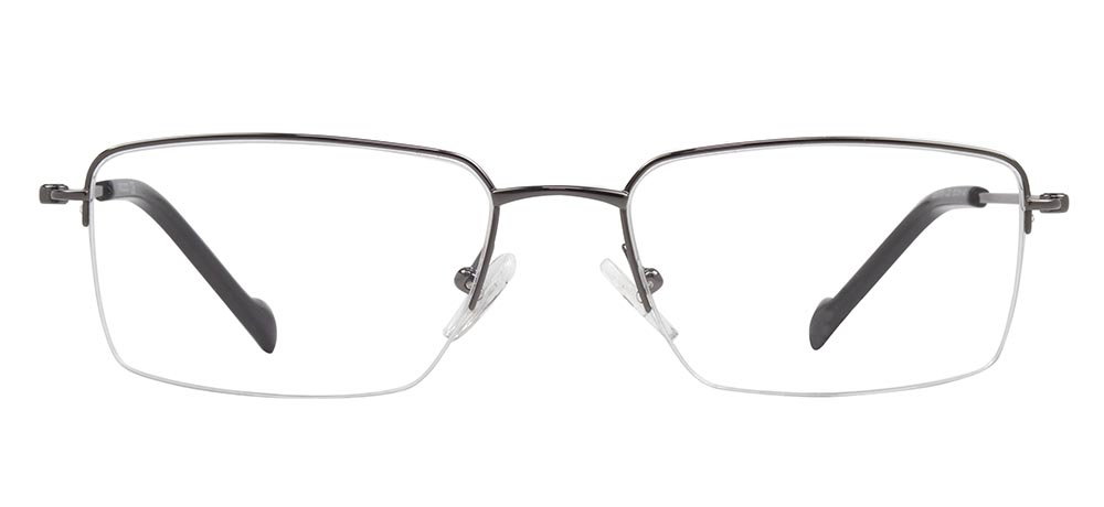 ROCOCO ROC 8705-C.02 Optik Genç Erkek Köşeli Yarım Çerçeveli Titanyum - 1