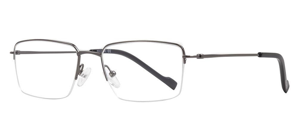 ROCOCO ROC 8705-C.02 Optik Genç Erkek Köşeli Yarım Çerçeveli Titanyum - 2