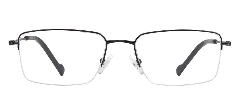 ROCOCO ROC 8705-C.04 Optik Genç Erkek Köşeli Yarım Çerçeveli Titanyum - 1
