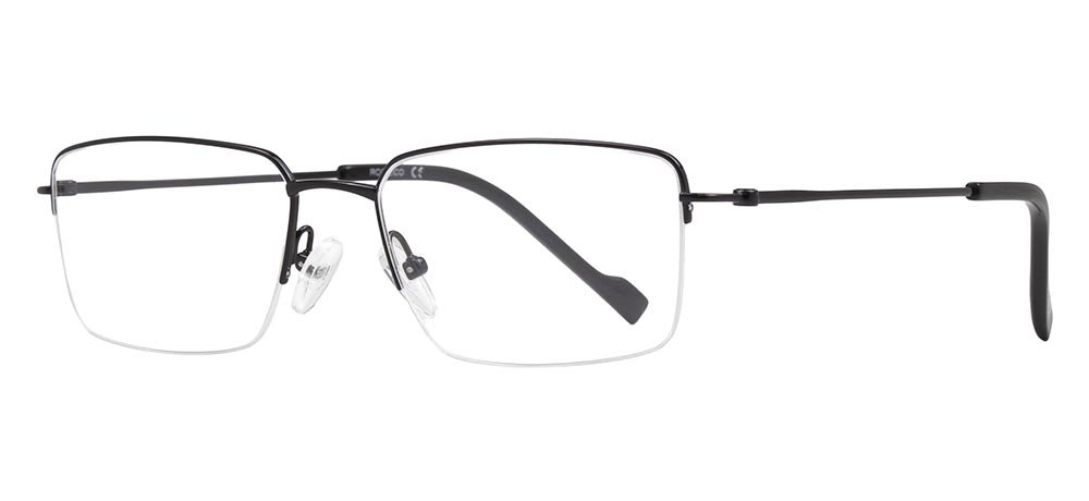 ROCOCO ROC 8705-C.04 Optik Genç Erkek Köşeli Yarım Çerçeveli Titanyum - 2