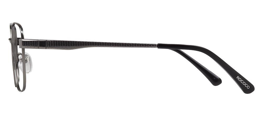 ROCOCO ROC 8708-C.02 Optik Genç Erkek Köşeli Çerçeveli Titanyum - 3