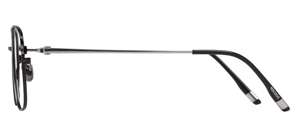 ROCOCO ROC 8709-C.07 Optik Genç Erkek,Kadın,Unisex Köşeli Çerçeveli Titanyum - 3