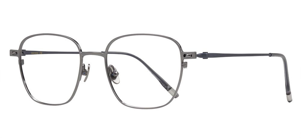 ROCOCO ROC 8709-C.08 Optik Genç Erkek,Kadın,Unisex Köşeli Çerçeveli Titanyum - 2