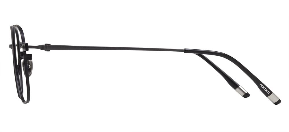 ROCOCO ROC 8709-C.10 Optik Genç Erkek,Kadın,Unisex Köşeli Çerçeveli Titanyum - 2