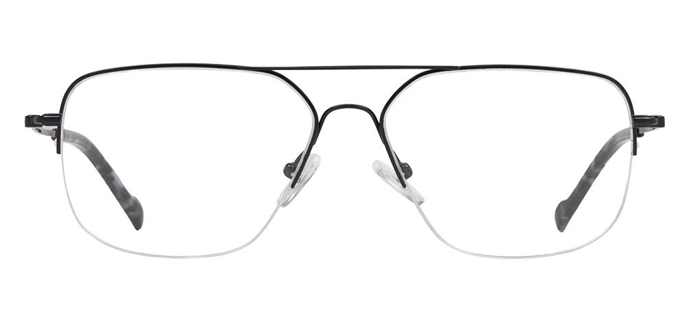 ROCOCO ROC 8711-C.04 Optik Genç Erkek,Kadın,Unisex Damla Yarım Çerçeveli Titanyum - 1