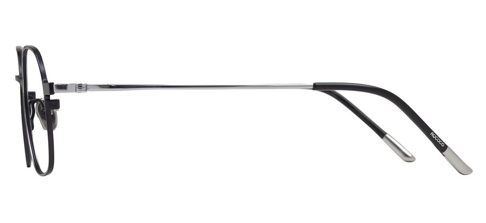 ROCOCO ROC 8713-C.07 Optik Genç Erkek,Kadın,Unisex Köşeli Çerçeveli Titanyum - 3