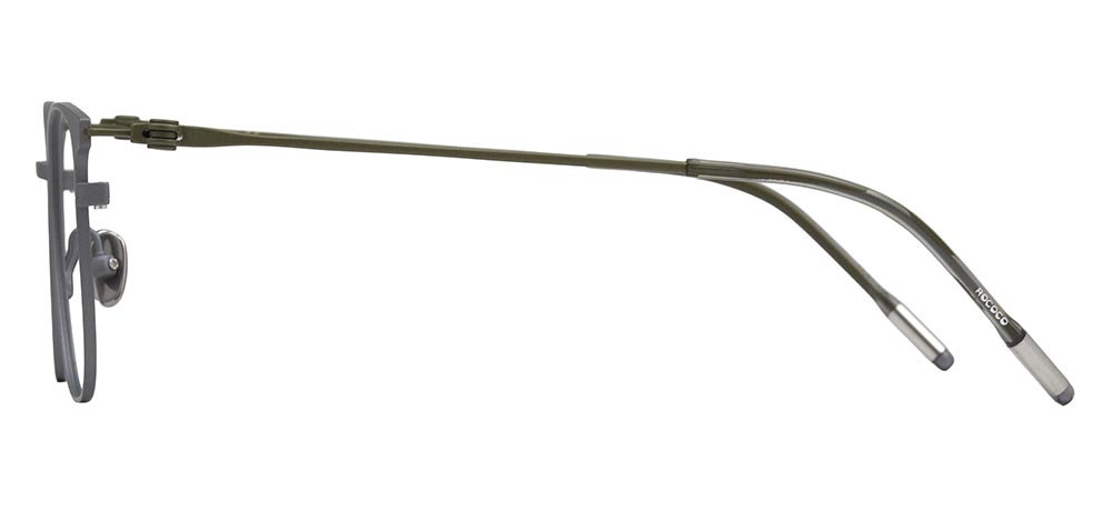 ROCOCO ROC 8714-C.10 Optik Genç Erkek, Kadın, Unisex Oval Çerçeveli Titanyum - 3