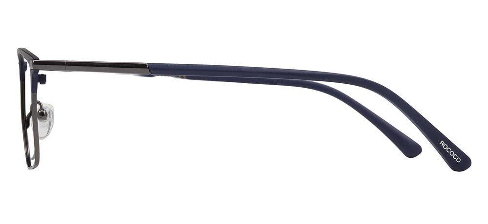 ROCOCO ROC 8716-C.02 Optik Genç Erkek Köşeli Çerçeveli Titanyum - 3
