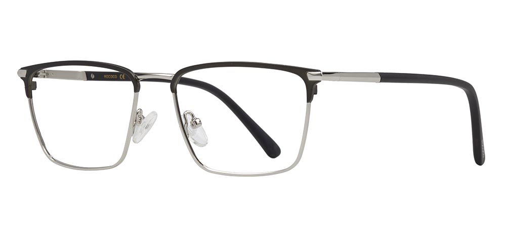 ROCOCO ROC 8716-C.03 Optik Genç Erkek Köşeli Çerçeveli Titanyum - 2