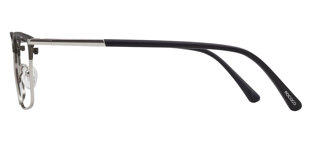 ROCOCO ROC 8716-C.03 Optik Genç Erkek Köşeli Çerçeveli Titanyum - 3