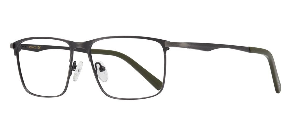 ROCOCO ROC 8717-C.01 Optik Genç,Yetişkin Erkek Köşeli Çerçeveli Titanyum - 2