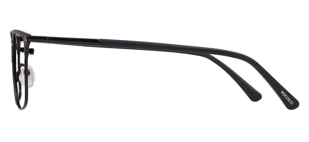 ROCOCO ROC 8718-C.04 Optik Genç Erkek Köşeli Çerçeveli Titanyum - 3