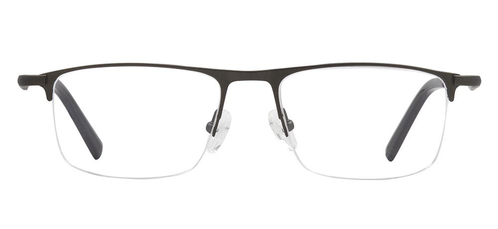 ROCOCO ROC 8720-C.01 Optik Genç Erkek Köşeli Yarım Çerçeveli Titanyum - 1