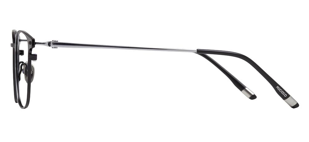 ROCOCO ROC 8722-C.07 Optik Genç Erkek,Kadın,Unisex Köşeli Çerçeveli Titanyum - 3